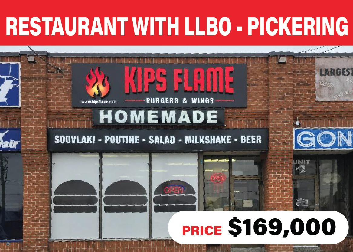 1016 BROCK RD, PICKERING, ,Restaurant,For Sale,BROCK RD ,1175